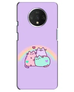 Чехол для OnePlus 7T с картинкой «Радужные Пушины»