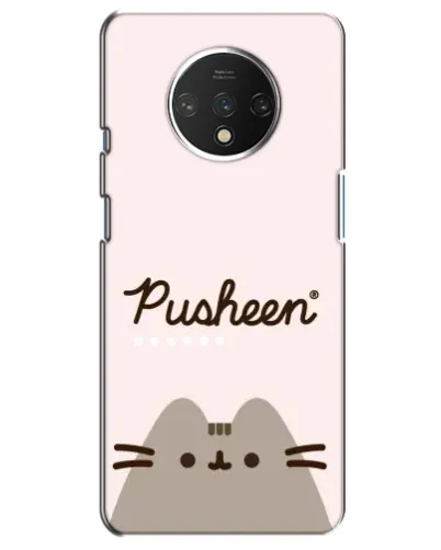 Чехол для OnePlus 7T с картинкой «Pusheen логотип» Чехол для OnePlus 7T с картинкой «Pusheen логотип»