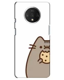 Чехол для OnePlus 7T с картинкой «Пушин с печеньем»