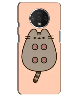 Чехол для OnePlus 7T с картинкой «Пушин пузиком кверху»