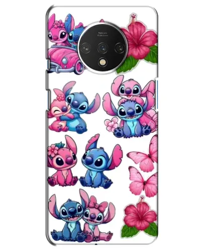Чехол для OnePlus 7T с картинкой «Стикеры Stitch и Angel» Чехол для OnePlus 7T с картинкой «Стикеры Stitch и Angel»