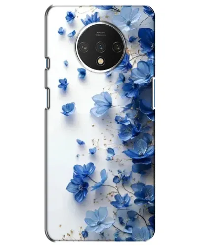 Чехол для OnePlus 7T с картинкой «Голубой цветочный каскад» Чехол для OnePlus 7T с картинкой «Голубой цветочный каскад»