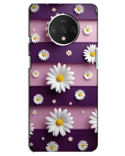 Чехол для OnePlus 7T с картинкой «Ромашки на фиолетовом» Чехол для OnePlus 7T с картинкой «Ромашки на фиолетовом»