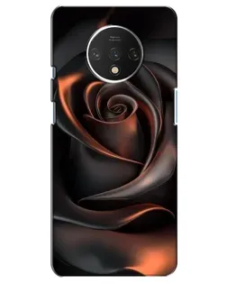 Чехол для OnePlus 7T с картинкой «Шелковая черная роза» Чехол для OnePlus 7T с картинкой «Шелковая черная роза»
