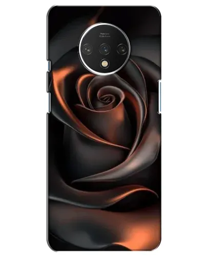 Чехол для OnePlus 7T с картинкой «Шелковая черная роза» Чехол для OnePlus 7T с картинкой «Шелковая черная роза»