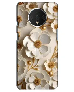 Чехол для OnePlus 7T с картинкой «Белие бумажние цвети» Чехол для OnePlus 7T с картинкой «Белие бумажние цвети»