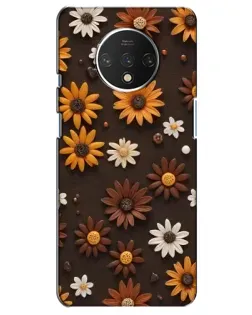 Чехол для OnePlus 7T с картинкой «Узор из маленьких подсолнухов» Чехол для OnePlus 7T с картинкой «Узор из маленьких подсолнухов»