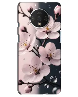 Чехол для OnePlus 7T с картинкой «Нежная сакура и капли» Чехол для OnePlus 7T с картинкой «Нежная сакура и капли»