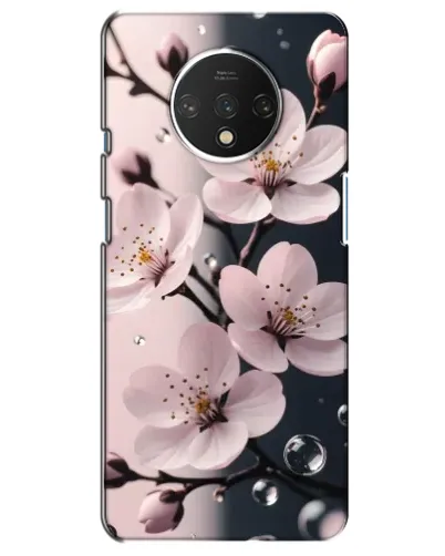 Чехол для OnePlus 7T с картинкой «Нежная сакура и капли» Чехол для OnePlus 7T с картинкой «Нежная сакура и капли»