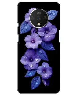 Чехол для OnePlus 7T с картинкой «Фиолетовые цветы с росою» Чехол для OnePlus 7T с картинкой «Фиолетовые цветы с росою»