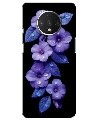 Чехол для OnePlus 7T с картинкой «Фиолетовые цветы с росою» Чехол для OnePlus 7T с картинкой «Фиолетовые цветы с росою»
