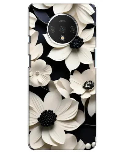 Чехол для OnePlus 7T с картинкой «Объемные белые цветы» Чехол для OnePlus 7T с картинкой «Объемные белые цветы»