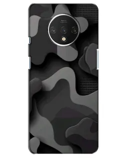 Чехол для OnePlus 7T с картинкой «Темный абстрактный камуфляж» Чехол для OnePlus 7T с картинкой «Темный абстрактный камуфляж»
