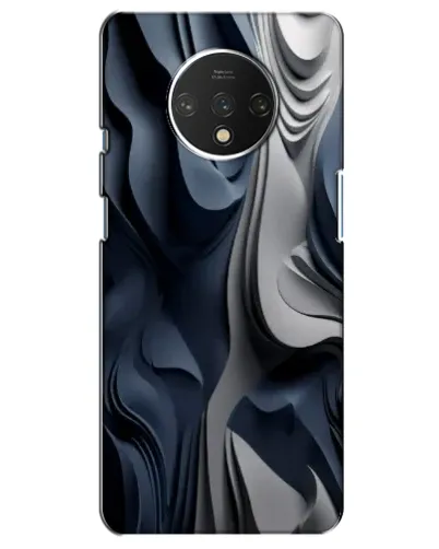 Чехол для OnePlus 7T с картинкой «Объемные синие складки» Чехол для OnePlus 7T с картинкой «Объемные синие складки»