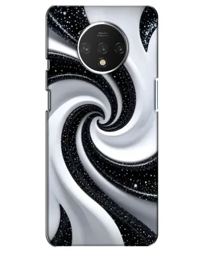 Чехол для OnePlus 7T с картинкой «Черно-белая спираль» Чехол для OnePlus 7T с картинкой «Черно-белая спираль»