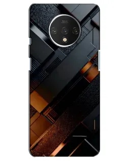 Чохол для OnePlus 7T з картинкою «Чорні геометричні блоки» Чохол для OnePlus 7T з картинкою «Чорні геометричні блоки»