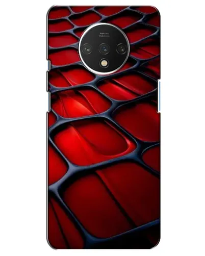 Чехол для OnePlus 7T с картинкой «Красная глянцевая сетка» Чехол для OnePlus 7T с картинкой «Красная глянцевая сетка»