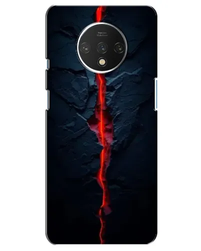 Чехол для OnePlus 7T с картинкой «Kрасная лавовая трещина» Чехол для OnePlus 7T с картинкой «Kрасная лавовая трещина»
