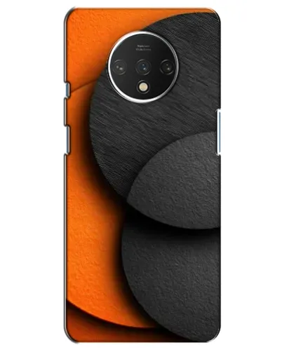 Чехол для OnePlus 7T с картинкой «Геометрия оранжевых кругов» Чехол для OnePlus 7T с картинкой «Геометрия оранжевых кругов»