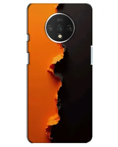 Чехол для OnePlus 7T с картинкой «Оранжевый разлом» Чехол для OnePlus 7T с картинкой «Оранжевый разлом»