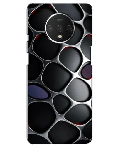 Чехол для OnePlus 7T с картинкой «Объемная темная решетка» Чехол для OnePlus 7T с картинкой «Объемная темная решетка»