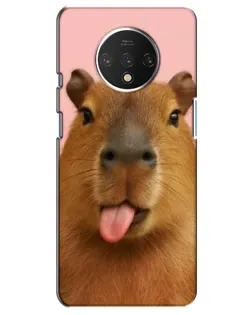 Чохол для OnePlus 7T з картинкою «Капібара з язиком» Чохол для OnePlus 7T з картинкою «Капібара з язиком»
