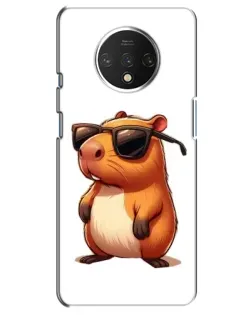 Чохол для OnePlus 7T з картинкою «Капібара в окулярах» Чохол для OnePlus 7T з картинкою «Капібара в окулярах»