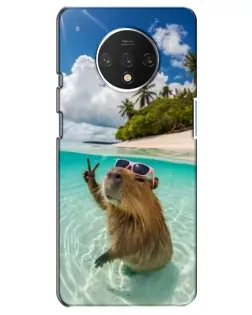 Чохол для OnePlus 7T з картинкою «Капібара на морі» Чохол для OnePlus 7T з картинкою «Капібара на морі»