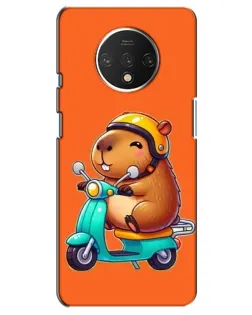 Чохол для OnePlus 7T з картинкою «Капібара на скутері» Чохол для OnePlus 7T з картинкою «Капібара на скутері»