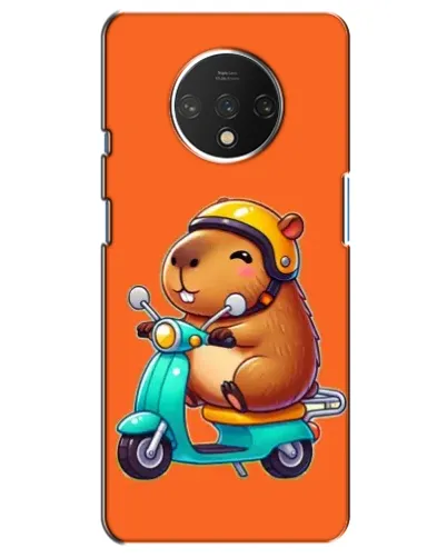 Чохол для OnePlus 7T з картинкою «Капібара на скутері» Чохол для OnePlus 7T з картинкою «Капібара на скутері»