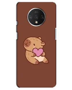 Чохол для OnePlus 7T з картинкою «Капібара з серцем» Чохол для OnePlus 7T з картинкою «Капібара з серцем»