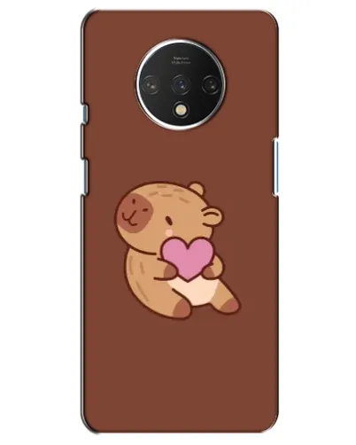 Чохол для OnePlus 7T з картинкою «Капібара з серцем» Чохол для OnePlus 7T з картинкою «Капібара з серцем»