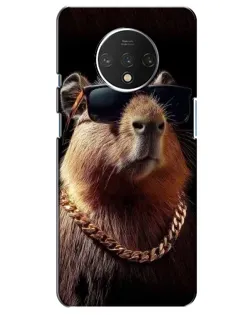 Чохол для OnePlus 7T з картинкою «Капібара золотий ланцюг» Чохол для OnePlus 7T з картинкою «Капібара золотий ланцюг»