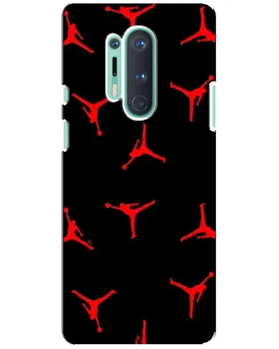 Чохол для OnePlus 8 Pro з картинкою «Jordan Red Pattern»