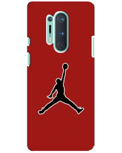 Чохол для OnePlus 8 Pro з картинкою «Jordan Red Back»