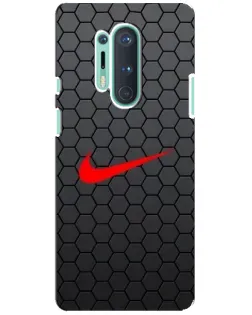 Чохол для OnePlus 8 Pro з картинкою «Nike — карбонова сітка» Чохол для OnePlus 8 Pro з картинкою «Nike — карбонова сітка»