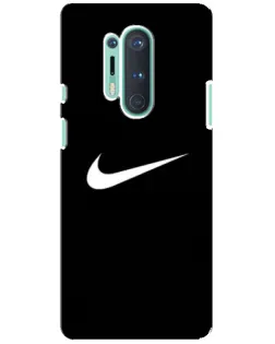Чехол для OnePlus 8 Pro с картинкой «Минималистический Найк»