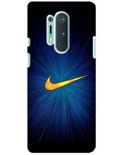 Чехол для OnePlus 8 Pro с картинкой «Синий пульс Nike»