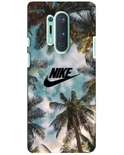 Чехол для OnePlus 8 Pro с картинкой «Тропический принт Nike»