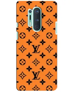 Чохол для OnePlus 8 Pro з картинкою «Помаранчевий стиль LV»