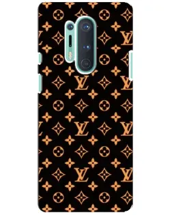 Чохол для OnePlus 8 Pro з картинкою «Золота монограма LV»