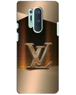 Чохол для OnePlus 8 Pro з картинкою «LV — золоте сяйво»
