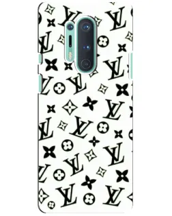 Чохол для OnePlus 8 Pro з картинкою «Монохромний хаос LV»
