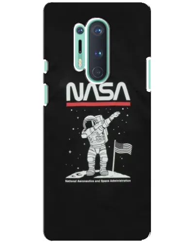 Чохол для OnePlus 8 Pro з картинкою «NASA — крокуємо по Місяцю» Чохол для OnePlus 8 Pro з картинкою «NASA — крокуємо по Місяцю»
