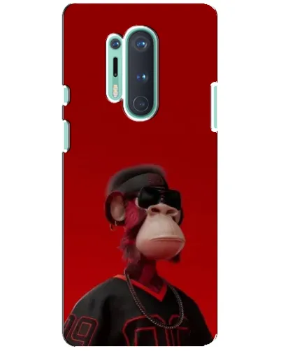 Чохол для OnePlus 8 Pro з картинкою «Bored Ape в червоному» Чохол для OnePlus 8 Pro з картинкою «Bored Ape в червоному»