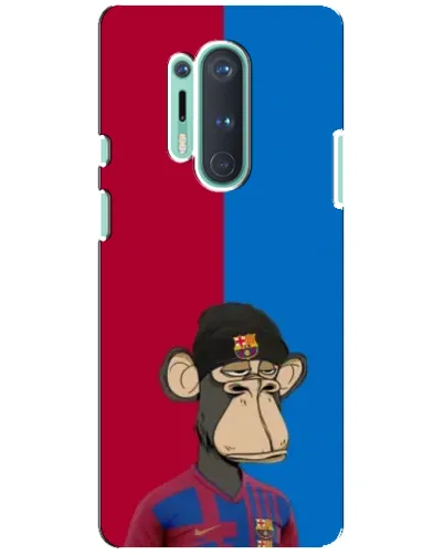 Чохол для OnePlus 8 Pro з картинкою «Bored Ape — фанат Барси» Чохол для OnePlus 8 Pro з картинкою «Bored Ape — фанат Барси»