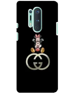Чохол для OnePlus 8 Pro з картинкою «Мінні Маус на лого»