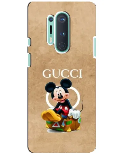 Чохол для OnePlus 8 Pro з картинкою «Міккі Маус Gucci — крафт» Чохол для OnePlus 8 Pro з картинкою «Міккі Маус Gucci — крафт»