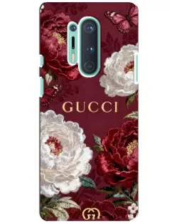 Чохол для OnePlus 8 Pro з картинкою «Gucci — бордові троянди» Чохол для OnePlus 8 Pro з картинкою «Gucci — бордові троянди»