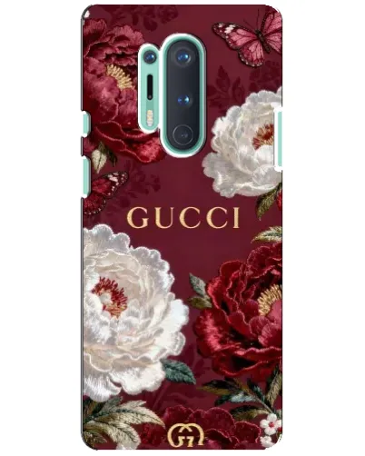 Чохол для OnePlus 8 Pro з картинкою «Gucci — бордові троянди» Чохол для OnePlus 8 Pro з картинкою «Gucci — бордові троянди»